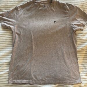 Veece Men's Casual Brown T-Shirt size L
